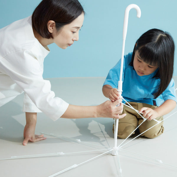 破れ傘の少女 当方作製1点物 完成済みガレージキット ComacCow 破れ傘